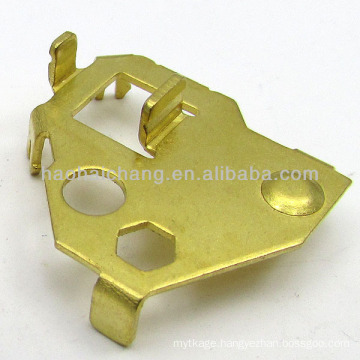 Custom Brass Metal Batteries stamping shrapnel bracket